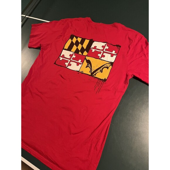 Flying Dog Brewery Red Maryland Short Sleeve T-Shirt Tee LARGE Beer IPA Flag MD - Picture 6 of 7
